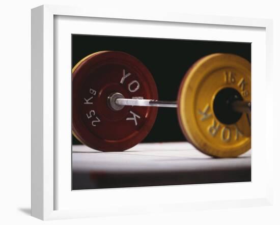 Weightlifting Equipment-Paul Sutton-Framed Photographic Print