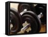 Weights-Chris Trotman-Framed Stretched Canvas