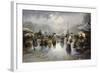 Weihnachtsmarkt Am Hof in Wien-Emil Barbarini-Framed Giclee Print