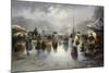 Weihnachtsmarkt Am Hof in Wien-Emil Barbarini-Mounted Giclee Print