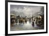 Weihnachtsmarkt Am Hof in Wien-Emil Barbarini-Framed Giclee Print