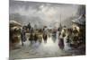 Weihnachtsmarkt Am Hof in Wien-Emil Barbarini-Mounted Giclee Print