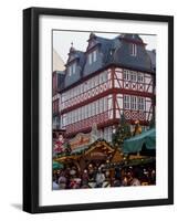 Weihnachtsmarkt (Christmas Market), Frankfurt, Hesse, Germany, Europe-Ethel Davies-Framed Photographic Print