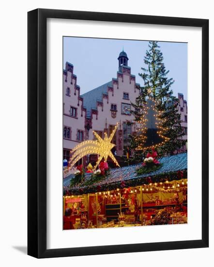 Weihnachtsmarkt (Christmas Market), Frankfurt, Hesse, Germany, Europe-Ethel Davies-Framed Photographic Print