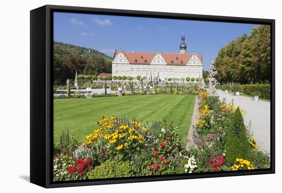 Weikersheim Castle, Hohenlohe Region, Taubertal Valley-Markus Lange-Framed Stretched Canvas