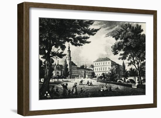 Weimar City Castle, Germany, 18th Century-null-Framed Giclee Print