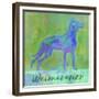 Weimaraner Dog-Cora Niele-Framed Giclee Print