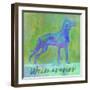 Weimaraner Dog-Cora Niele-Framed Giclee Print