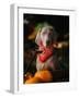 Weimaraner Wearing a Red Bandana-Guy Cali-Framed Photographic Print