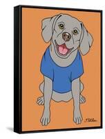 Weimaraner-Tomoyo Pitcher-Framed Stretched Canvas