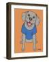 Weimaraner-Tomoyo Pitcher-Framed Giclee Print