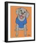 Weimaraner-Tomoyo Pitcher-Framed Giclee Print