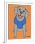 Weimaraner-Tomoyo Pitcher-Framed Giclee Print