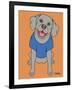 Weimaraner-Tomoyo Pitcher-Framed Giclee Print