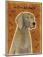 Weimaraner-John W Golden-Mounted Giclee Print