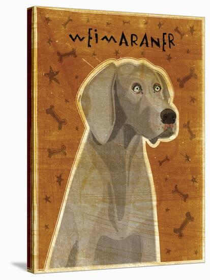 Weimaraner-John W Golden-Stretched Canvas