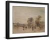 Weir and Cattle-J. M. W. Turner-Framed Giclee Print