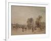 Weir and Cattle-J. M. W. Turner-Framed Giclee Print