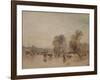 Weir and Cattle-J. M. W. Turner-Framed Giclee Print