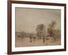 Weir and Cattle-J. M. W. Turner-Framed Giclee Print