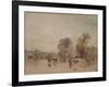 Weir and Cattle-J. M. W. Turner-Framed Giclee Print