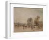 Weir and Cattle-J. M. W. Turner-Framed Giclee Print