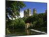 Weir Below Durham Cathedral, Durham, England, United Kingdom, Europe-null-Mounted Photographic Print