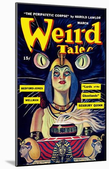 Weird Tales-null-Mounted Poster