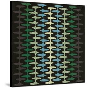 Weird Wiggles (Teal)-Susan Clickner-Stretched Canvas