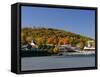 Weirs Beach on Lake Winnipesauke, Laconia, New Hampshire, USA-Jerry & Marcy Monkman-Framed Stretched Canvas