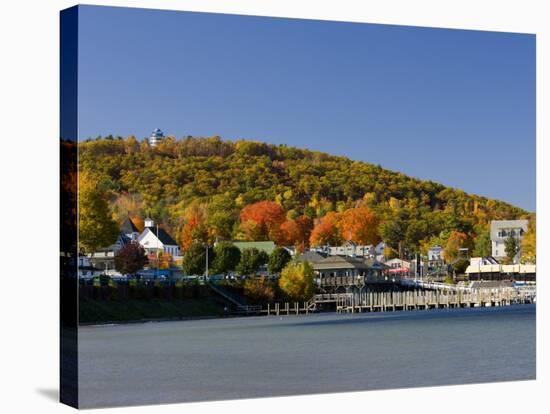 Weirs Beach on Lake Winnipesauke, Laconia, New Hampshire, USA-Jerry & Marcy Monkman-Stretched Canvas