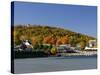Weirs Beach on Lake Winnipesauke, Laconia, New Hampshire, USA-Jerry & Marcy Monkman-Stretched Canvas