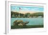 Weirs, Interlaken Park, Lake Winnipesaukee, New Hampshire-null-Framed Art Print