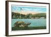Weirs, Interlaken Park, Lake Winnipesaukee, New Hampshire-null-Framed Art Print