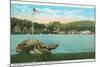 Weirs, Interlaken Park, Lake Winnipesaukee, New Hampshire-null-Mounted Art Print