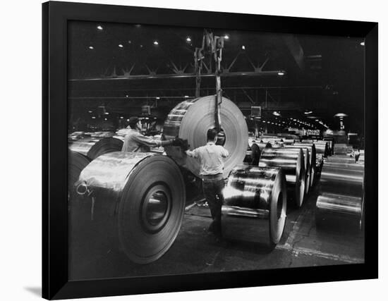 Weirton Steel Mill-null-Framed Premium Photographic Print