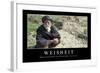 Weisheit: Motivationsposter Mit Inspirierendem Zitat-null-Framed Photographic Print