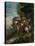 Weislingen Captured by Gotz's Men, 1853-Eugene Delacroix-Stretched Canvas