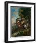 Weislingen Captured by Gotz's Men, 1853-Eugene Delacroix-Framed Giclee Print