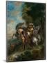 Weislingen Captured by Gotz's Men, 1853-Eugene Delacroix-Mounted Giclee Print