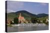 Weissenkirchen Pfarrkirche and Vineyards, Wachau, UNESCO World Heritage Site, Lower Austria-Charles Bowman-Stretched Canvas