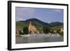 Weissenkirchen Pfarrkirche and Vineyards, Wachau, UNESCO World Heritage Site, Lower Austria-Charles Bowman-Framed Photographic Print