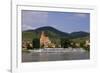 Weissenkirchen Pfarrkirche and Vineyards, Wachau, UNESCO World Heritage Site, Lower Austria-Charles Bowman-Framed Photographic Print