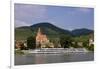 Weissenkirchen Pfarrkirche and Vineyards, Wachau, UNESCO World Heritage Site, Lower Austria-Charles Bowman-Framed Photographic Print