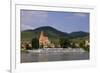 Weissenkirchen Pfarrkirche and Vineyards, Wachau, UNESCO World Heritage Site, Lower Austria-Charles Bowman-Framed Photographic Print
