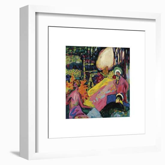 Weisser Klang (White Sound)-Wassily Kandinsky-Framed Premium Giclee Print