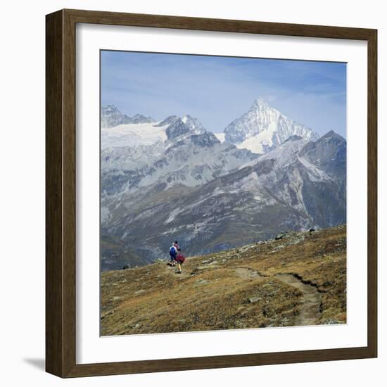 Weisshorn, Switzerland-null-Framed Photographic Print