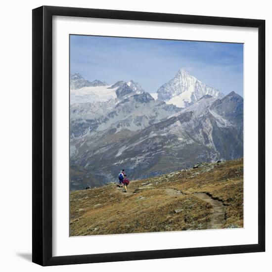 Weisshorn, Switzerland-null-Framed Photographic Print