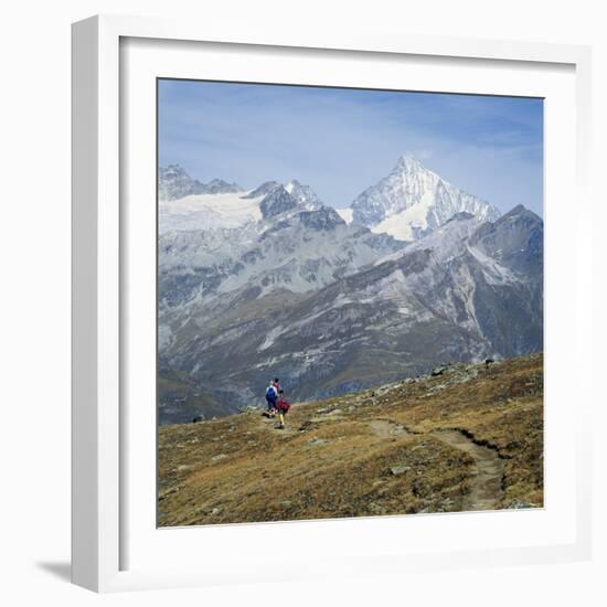 Weisshorn, Switzerland-null-Framed Photographic Print