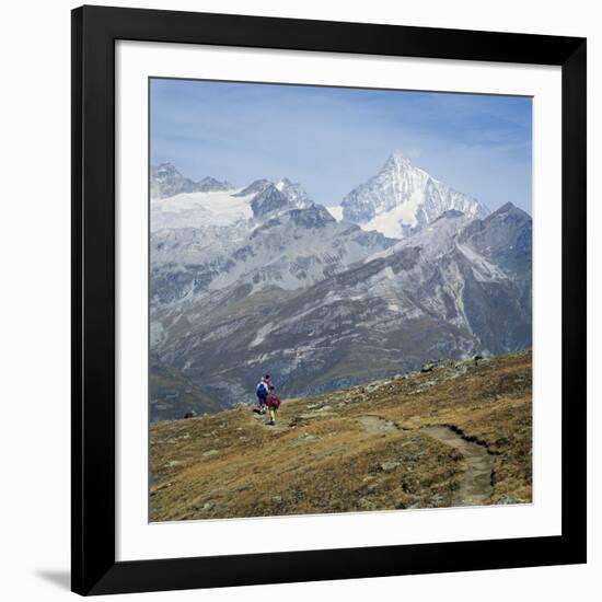 Weisshorn, Switzerland-null-Framed Photographic Print